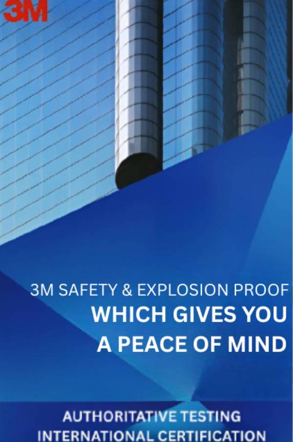 3M SH4CLARL Shower Screen Glass Safety Film 4 3MSF-1-products-midas-glass-film-singapore