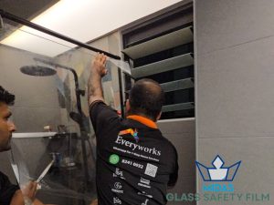 Shower Screen Glass Safety Film Installation in Singapore - HDB, Tiong Bahru 4 glass-safety-film-installation-midas-glass-safety-film-singapore-hdb-tiong-bahru-4