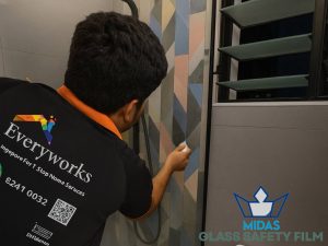 Shower Screen Glass Safety Film Installation in Singapore - HDB, Tiong Bahru 7 glass-safety-film-installation-midas-glass-safety-film-singapore-hdb-tiong-bahru-7